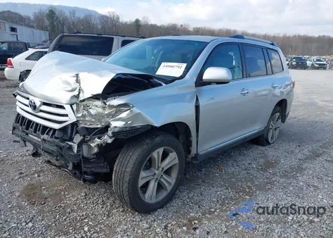 2012 Toyota Highlander Limited V6 z USA, uszkodzony, nr VIN 5TDYK3EH1CS071660